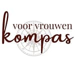 Logo van het online platform Kompasvoorvrouwen.nl - een plek om de cliënt aan de juiste therapeut te verbinden in de regio